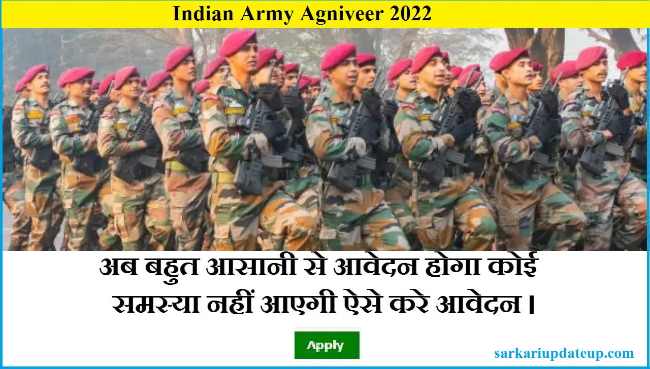 Indian Army Agniveer Apply Online